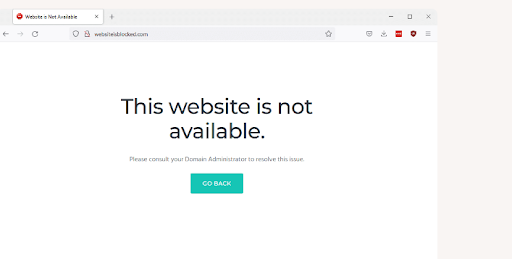 website is not available - unblock website