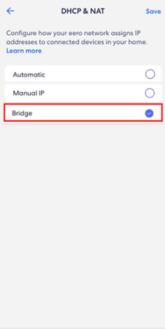 Manual or Bridge