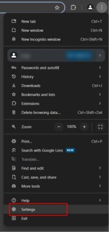 Settings, scroll down, and click Advanced