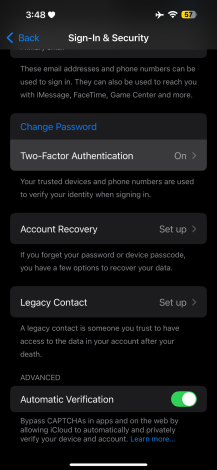 enable two-factor authentication 