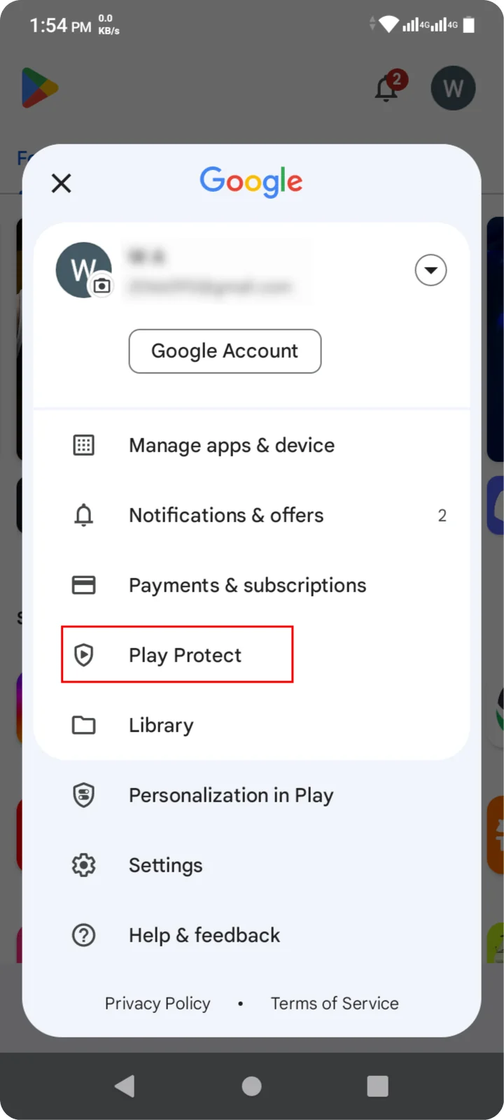 Play Protect Google Playstore - AstrillVPN