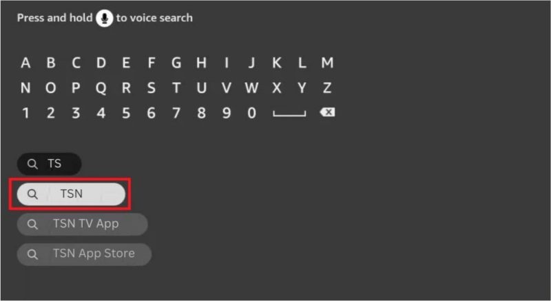 TSN on your Firestick dashboard