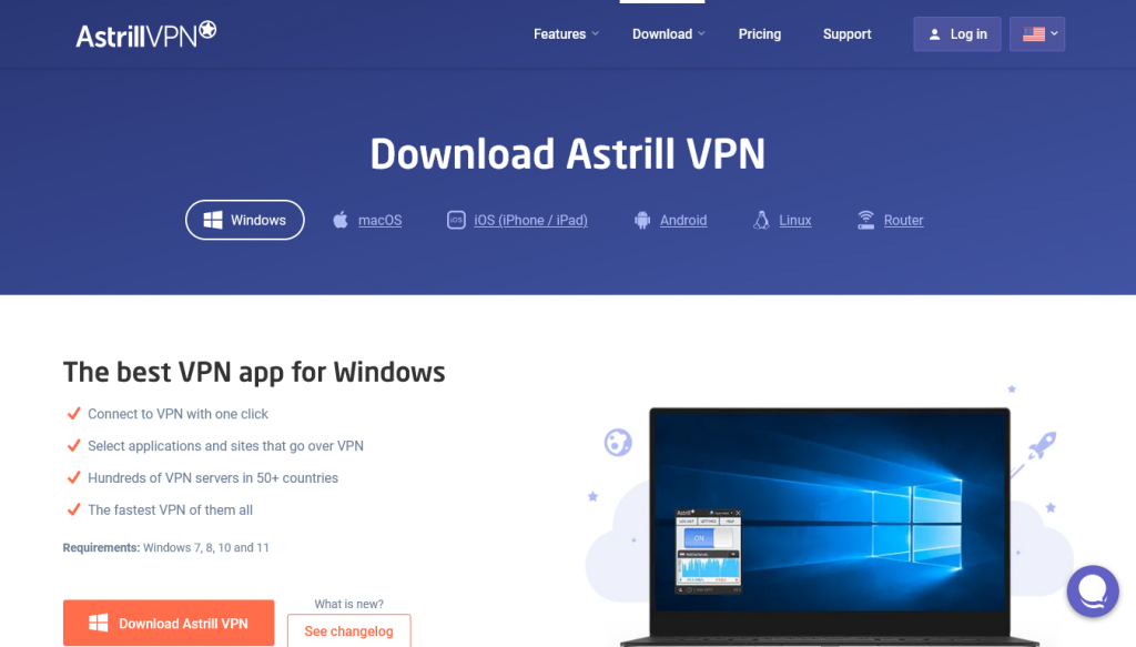 install AstrillVPN